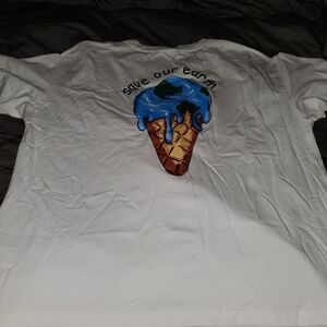 Shein save the earth ice cream cone tee